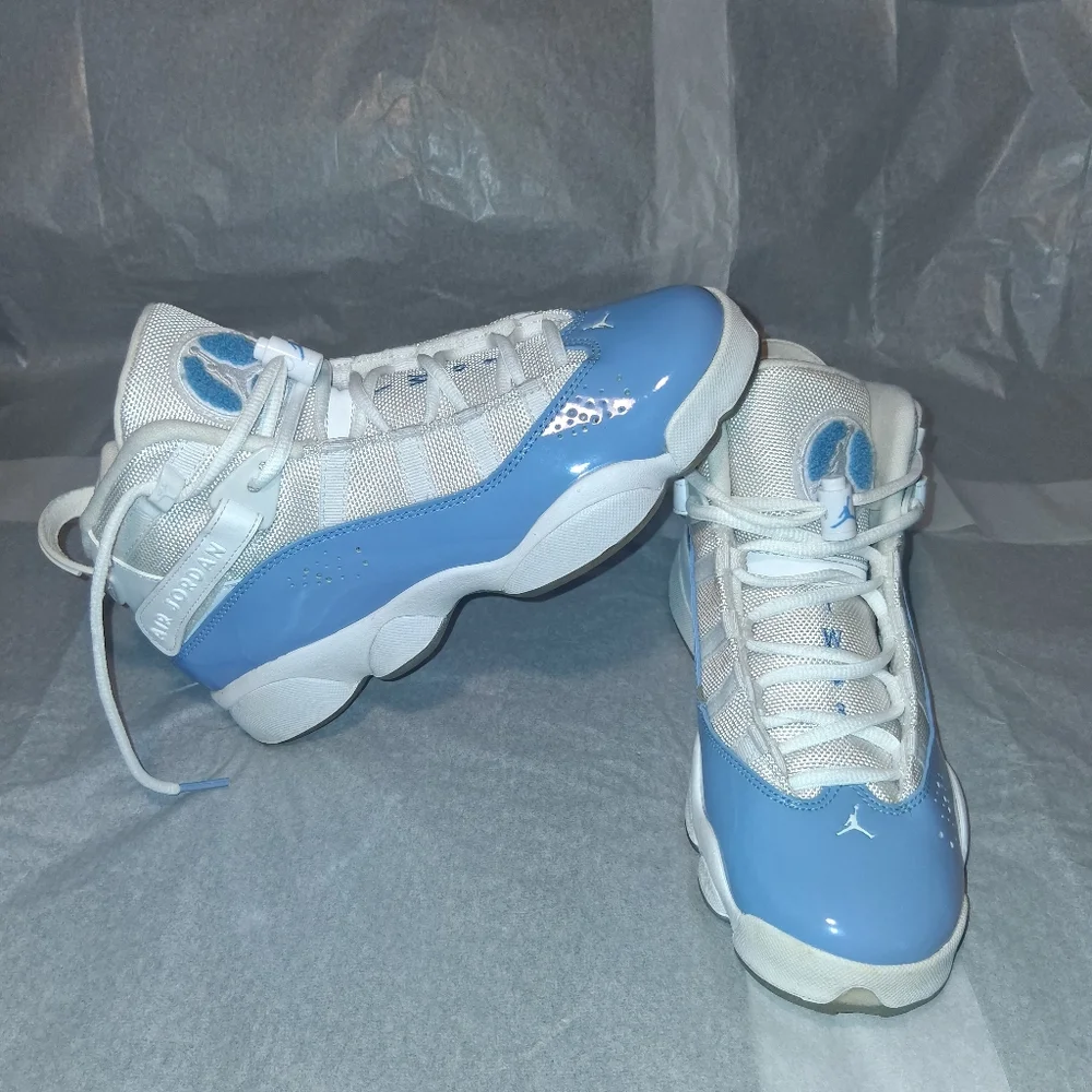 Jordan 6 Rings UNC University Sneakers Women 8.5 = 7 Men
